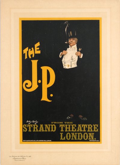 J.P. z Strand Theatre w Londynie, 1898. autorstwa Dudley Hardy