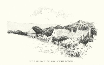 U podnóża South Downs (litografia) autorstwa Duncan Moul