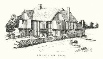 Brewer Street Farm (litografia) autorstwa Duncan Moul