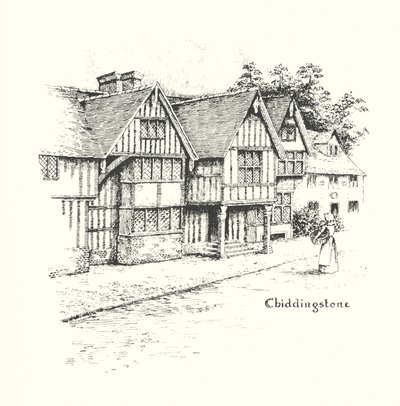 Chiddingstone (litografia) autorstwa Duncan Moul