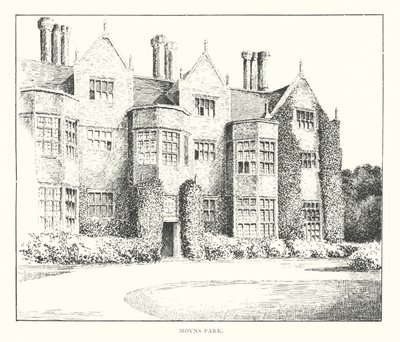 Moyns Park (litografia) autorstwa Duncan Moul