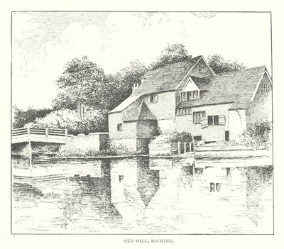 Stary Młyn, Bocking (litografia) autorstwa Duncan Moul