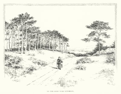Na drodze w pobliżu Hindhead (litografia) autorstwa Duncan Moul