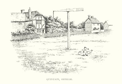Quintain, Offham (litografia) autorstwa Duncan Moul