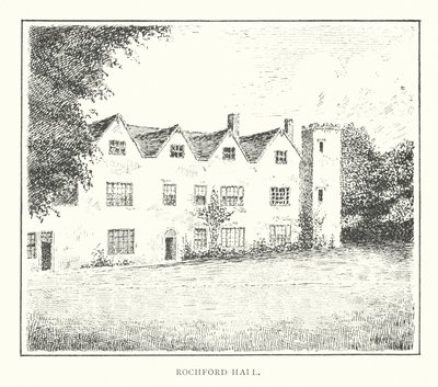 Rochford Hall (litografia) autorstwa Duncan Moul
