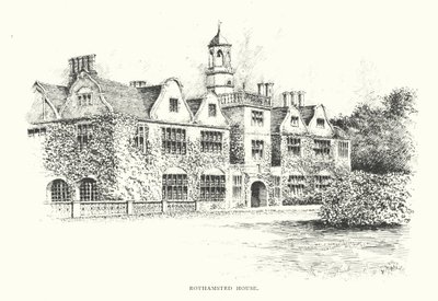 Rothamsted House (litografia) autorstwa Duncan Moul