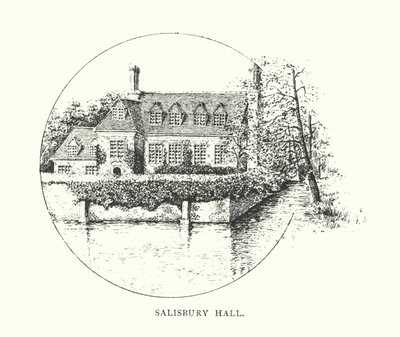 Salisbury Hall (litografia) autorstwa Duncan Moul