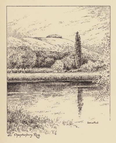 Sussex: Chanctonbury Ring (litografia) autorstwa Duncan Moul