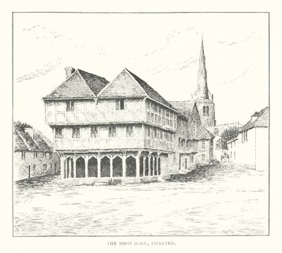 The Moot Hall, Thaxted (litografia) autorstwa Duncan Moul