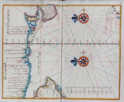 Arabia: Mapa Morza Arabskiego. autorstwa Dutch School