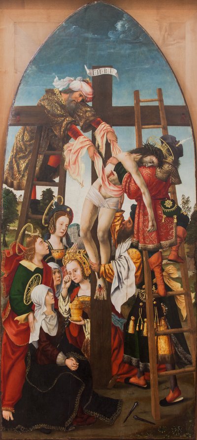 Zejście z krzyża, 1520 (olej na płótnie) autorstwa Dutch School