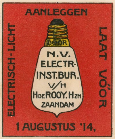 Oświetlenie elektryczne autorstwa Dutch School