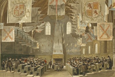 Wielka Sala Binnenhof, Haga, Holandia autorstwa Dutch School