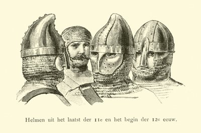 Hełmy z końca XI i początku XII wieku autorstwa Dutch School