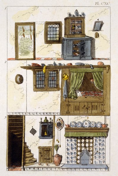 Ilustracja z magazynu Garden Gems autorstwa G Van Laara, 1802 autorstwa Dutch School