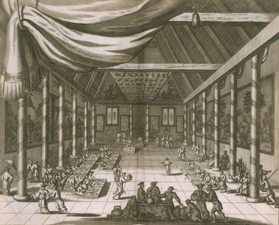 Pałac Cesarski, Pekin, 1670 autorstwa Dutch School
