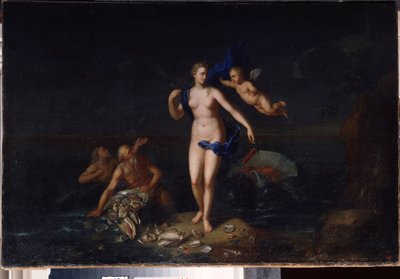 „Narodziny Wenus” (Narodziny Wenus) Anonimowy XVIII-wieczny holenderski obraz szkolny 1729 Państwowy Skansen Pałac Gatchina, Sankt Petersburg, Rosja autorstwa Dutch School