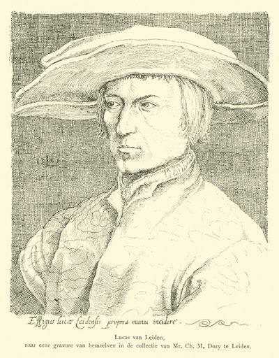 Lucas van Leyden, holenderski artysta autorstwa Dutch School
