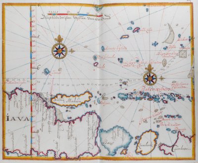 Mapa Wysp Jawy; Madura; Bali i inne wyspy. autorstwa Dutch School