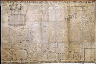 Mapa świata autorstwa Dutch School
