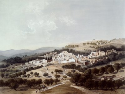 Nazaret, grawerowane przez Terry autorstwa Dutch School