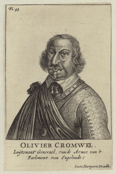Oliver Cromwell autorstwa Dutch School