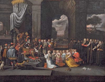 Prześladowania przez księcia Alby w 1568 r. autorstwa Dutch School