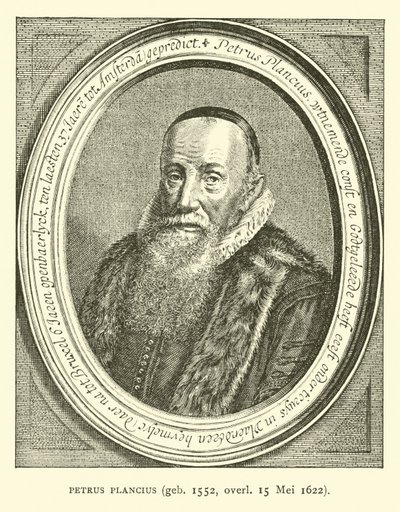 Petrus Plancius, holenderski astronom, kartograf i duchowny autorstwa Dutch School