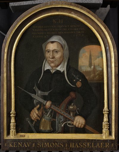 Plankenau Simonsdr Hasselaer, ok. 1590-1609 autorstwa Dutch School