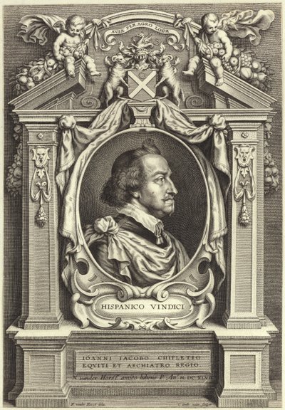 Portret Jean-Jacques Chifflet autorstwa Dutch School