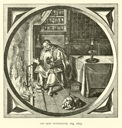 Scena z Houwelick, Jacob Cats, 1625 autorstwa Dutch School