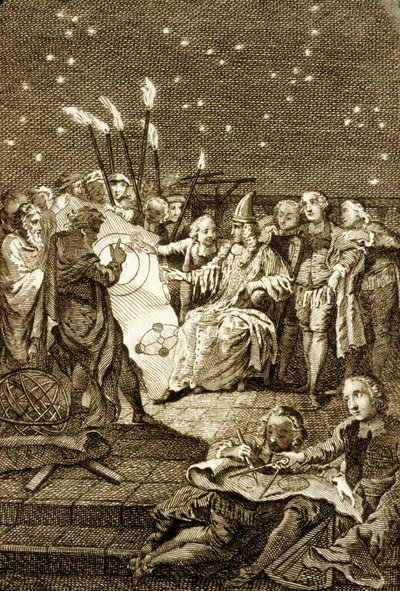 Ramka Holandii, astronomia i spektakl natury autorstwa Dutch School