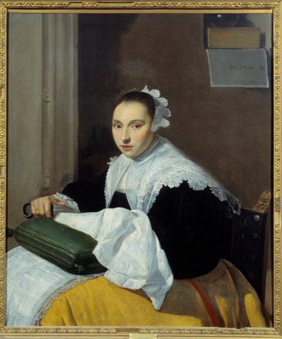Krawcowa. Malowanie szkoły w Utrechcie autorstwa Dutch School