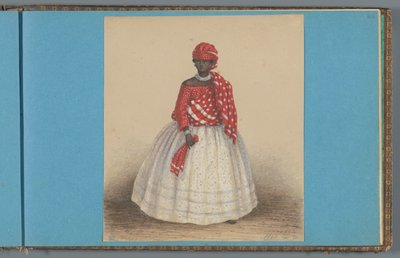 Kobieta w Surinamie, 1860 autorstwa Dutch School