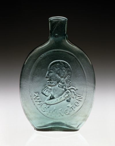 Figurka Kolba, ok. 1847 (szkło bezołowiowe) autorstwa Dyottville Glass Works