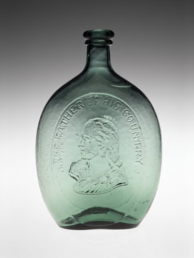 Figurka Kolba, ok. 1848 (szkło bezołowiowe) autorstwa Dyottville Glass Works