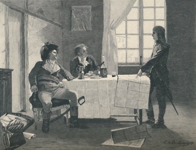 „Bonaparte, Turreau i Volney w Nicei w 1793”, 1896 autorstwa E.G.H. Del
