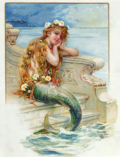 Mała Syrenka — Hans Christian Andersen (1805-75) autorstwa E.S. Hardy