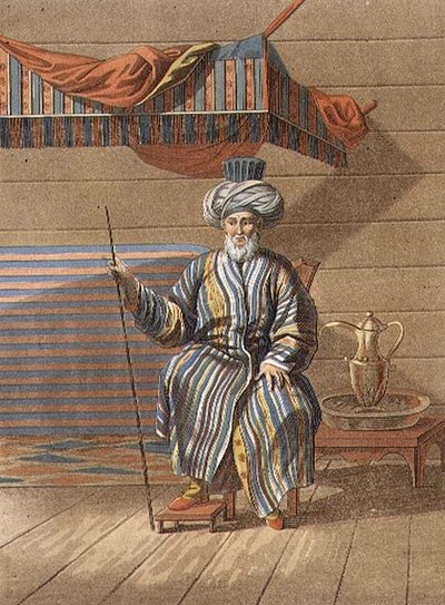 Starszy tatarski, grawerowane przez Jegor Skotnikoffa (1782-1843) (lito) autorstwa E. (after) Karnejeff