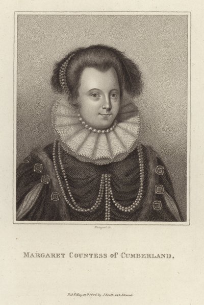 Margaret Clifford autorstwa E. Bocquet