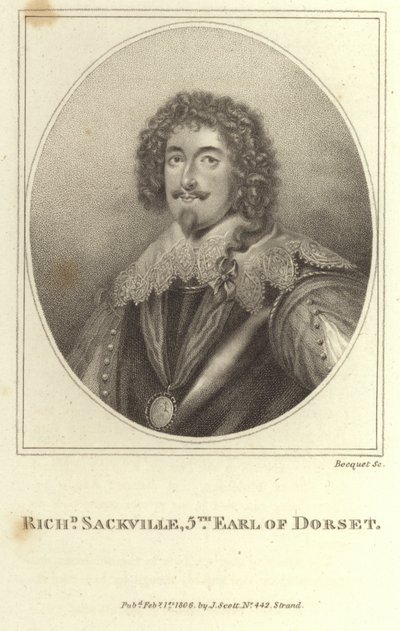 Richard Sackville, 5. hrabia Dorset autorstwa E. Bocquet