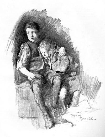 Sieroty, 1898 autorstwa E. Borough Johnson