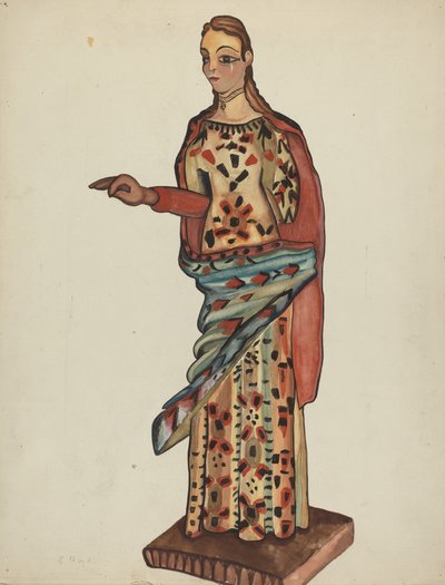 Bulto (Drewniana Figura Świętego) autorstwa E. Boyd