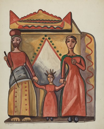 Bulto - Święta Rodzina, 1935-1942. autorstwa E. Boyd