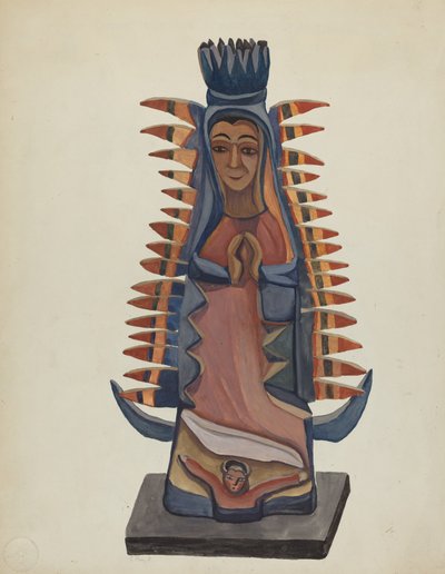Luzem Matki Boskiej z Guadalupe, c. 1936. autorstwa E. Boyd
