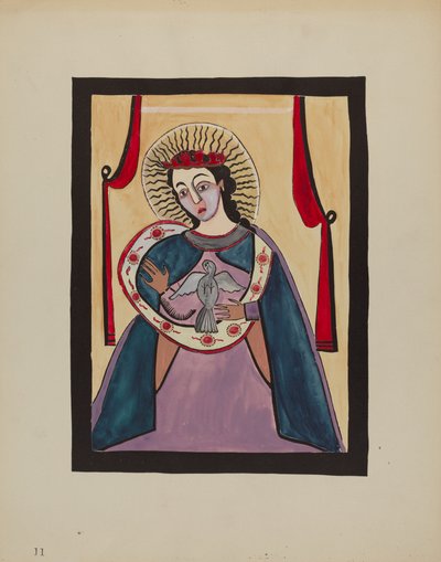 Retabla Ducha Świętego, c. 1936. autorstwa E. Boyd