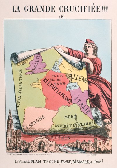 Alegoria republikańskiej Francji, 1871. autorstwa E. Courtaux