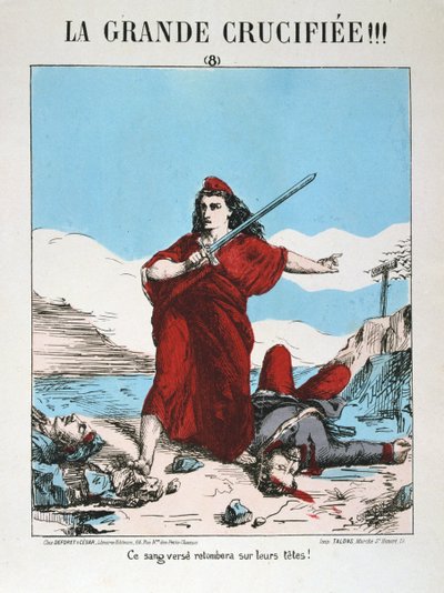 Alegoria republikańskiej Francji, 1871. autorstwa E. Courtaux