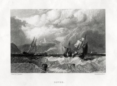 Dover, Kent, 1860 autorstwa E. Finden