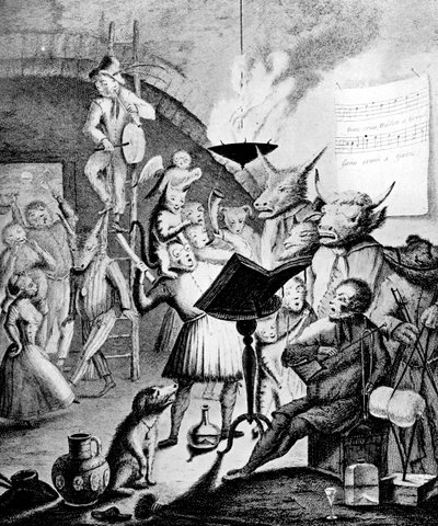 Jeśli czary muzyczne potrafią zachwycić serca, 1730. autorstwa E. Heemskirck